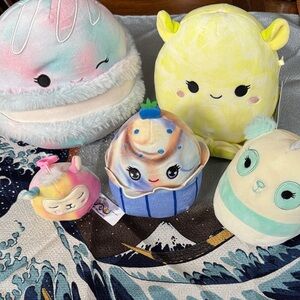 Squishmallow Plush Toy Set